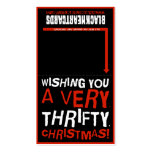 Tiny Christmas card - Thrifty Christmas business cards
