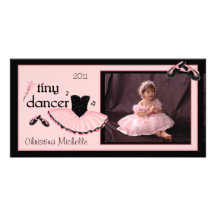 Tiny Dancer Ballet Photo Card