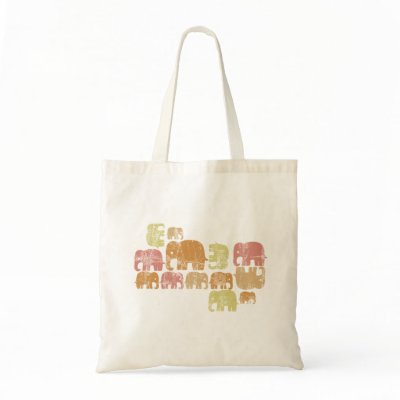 Tiny Elephant Tote Bag