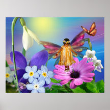 Tiny fairy poster