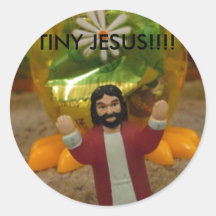 TINY JESUS, TINY JESUS!!!! STICKER