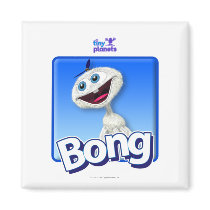 Tiny Planets Bong - Beanie Refrigerator Magnets