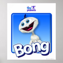 Tiny Planets Bong - Beanie Poster