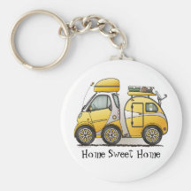 Tiny Tear Drop Camper Keychains