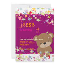 Tiny Teddy Bear Personalised Party