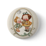 Tiny Toddlers Vintage Illustration Buttons