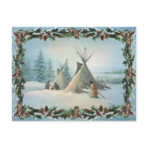 TIPI CAMP SQUAW by SHARON SHARPE Post Card