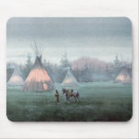 TIPIS IN THE MIST by SHARON SHARPE mousepads