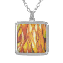 Tipped Flames (abstract expressionism) Jewelry