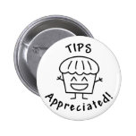 Tips-Appreciated (The Happy Muffin) Buttons
