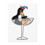 Tipsy Penguin Postcard