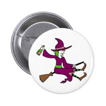Tipsy Witch Pin