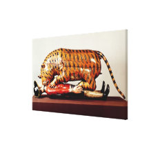 Tipu's Tiger, c.1790 (wood) Canvas Prints
