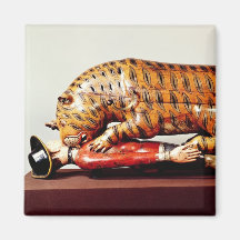 Tipu's Tiger, c.1790 (wood) Magnets