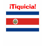 tiquicia, costa_rica_flag, tico, tica, costa rica t-shirts