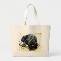 Tired Bear Tote Bags