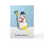 'Tis the season ... Sad Snowman cards