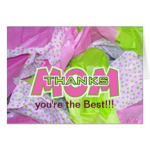 Tissue Thanks Mum Mothers Day Cards