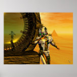 TITAN IN THE DESERT OF HYPERION, colossal size Posters