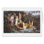 Titania and Bottom,Midsummer Night's Dream Greeting Card