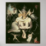 Titania Awakes, Surrounded by Attendant posters