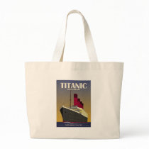 Titanic Ocean Liner Art Deco Print Bags