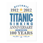 Titanic Sinking 100 Year Anniversary Postcard