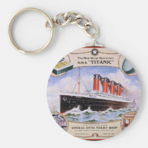 Titanic Soap Label Keychains
