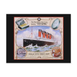 Titanic Soap Label Postcard