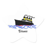 Titanic star stickers