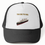 Titanic too big to fail mesh hat