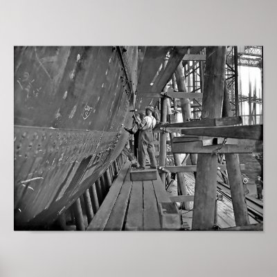 Titanic`s Ironworkers Poster