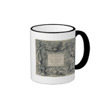 Title page from 'Livre des Fleurs' by Jean Le Cler Coffee Mug