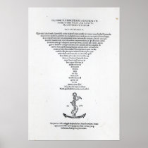 Title page of the Adages of Erasmus Poster