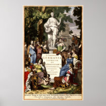 Title Page to German Atlas (1681) Posters