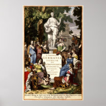 Title Page to German Atlas (1681) Posters