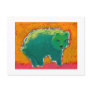 Titled:  My Friend is a Bear - fun angry art