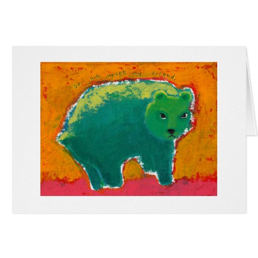 Titled: My Friend is a Bear - fun PERSONALIZED Greeting Cards