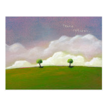 Titled: Peace Returns - Beautiful quiet landscape Postcard