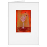 Titled:  Tiny Art #534 (Bare Tree with Crows)