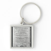 Titlepage   'Dictionnaire Universel' by Key Chain