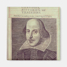 Titlepage of 'Mr. William Shakespeares Refrigerator Magnet
