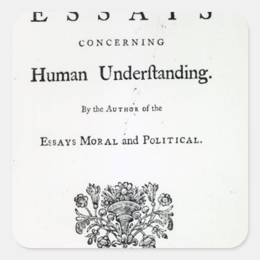 Titlepage of 'Philosophical Essays Sticker