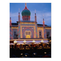 Tivoli Gardens in Copenhagen, Denmark Post Card
