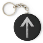 Tiwaz Rune grey Key Chains