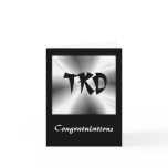 TKD Congratulations Card