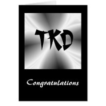 TKD Congratulations Card
