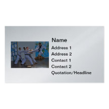 TKD Kick Business Card Templates