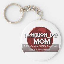 TKD TAEKWONDO MOM MOTTO KEYCHAIN