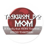 TKD TAEKWONDO MOM MOTTO stickers